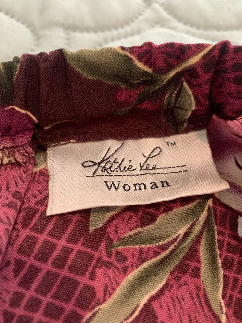 ⁠Vintage Kathie Lee Floral Maxi Skirt Plum Purple Plus Size 22W 90s Whimsygoth